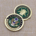 Soft Esmalte Metal Us Exército Challenge Coin para Coleção